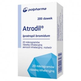 Атродил (Atrodil) аэрозоль для ингаляций 20 мкг/1 доза, 10 мл
