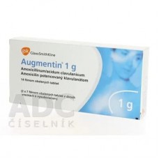 Аугментин (Augmentin) 1000 мг, 14 таблеток