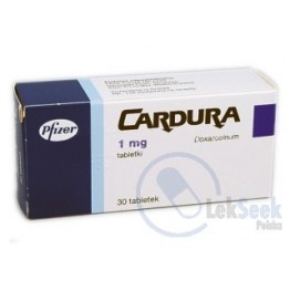 Кардура (Cardura) 1 мг, 30 таблеток