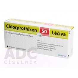 Хлорпротиксен (Chlorprothixen) Лечива 50 мг, 30 таблеток