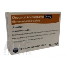 Цинакальцет (Cinacalcet) Accord 30 мг, 28 таблеток