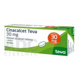 Цинакальцет (Cinacalcet) Teva 30 мг, 28 таблеток