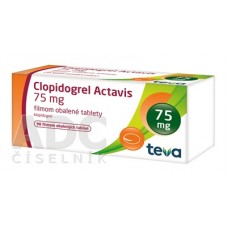 Клопидогрел (Clopidogrel) 75 мг, 90 таблеток