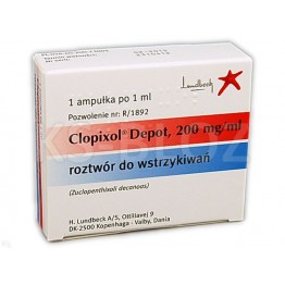 Клопиксол Депо (Clopixol Depot) 200 мг/1 мл, 1 ампула