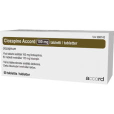 Клозапин (Clozapine) Аккорд 100 мг, 50 таблеток