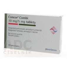 Конкор Комби (Concor Combi) 10 мг/5 мг, 30 таблеток