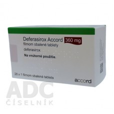 Деферазирокс (Deferasirox) Accord 360 мг, 30 таблеток