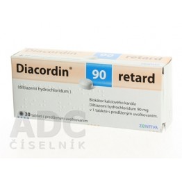 Диакордин Ретард (Diacordin Retard) 90 мг, 30 таблеток
