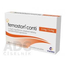 Фемостон (Femoston) Конти 1 мг/5 мг, 28 таблеток