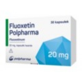 Флуоксетин (Fluoxetine) Polpharma 20 мг, 30 капсул