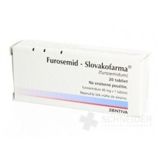 Фуросемид (Furosemid) Slovakofarma 40 мг, 50 таблеток
