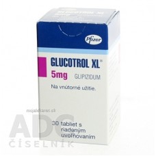 Глюкотрол (Glucotrol) XL 5 мг, 30 таблеток
