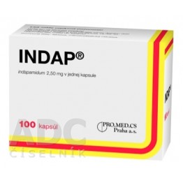 Индап (Indap) 2.5 мг, 100 капсул