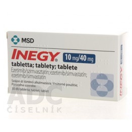 Инеджи (Inegy) 10 мг/40 мг, 30 таблеток