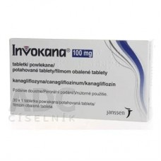 Инвокана (Invokana) 100 мг, 30 таблеток