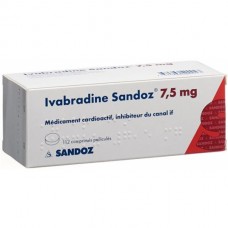 Ивабрадин (Ivabradin) Sandoz 7.5 мг, 56 таблеток
