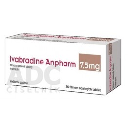 Ивабрадин (Ivabradine) Anpharm 7.5 мг, 56 таблеток