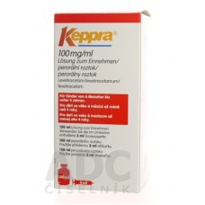 Кеппра (Keppra) раствор 100 мг/мл, 150 мл + 3 мл шприц