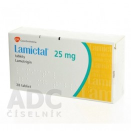 Ламиктал (Lamictal) 25 мг, 28 таблеток