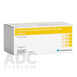 Ламотриджин (Lamotrigine) Neuraxpharm 50 мг, 100 таблеток