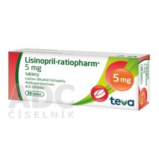 Лизиноприл (Lisinopril) 5 мг, 30 таблеток