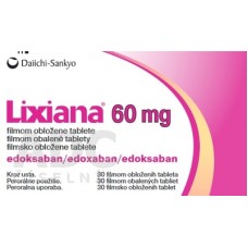 Ликсиана (Lixiana) 60 мг, 30 таблеток