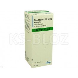 Мадопар (Madopar) 125, 100 мг+25 мг, 100 капсул