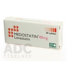 Медостатин (Medostatin) 40 мг, 30 таблеток