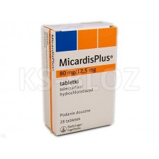 МикардисПлюс (MicardisPlus) 80 мг/12.5 мг, 28 таблеток