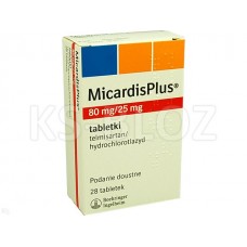 МикардисПлюс (MicardisPlus) 80 мг/25 мг, 28 таблеток