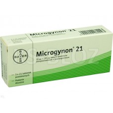 Микрогинон (Microgynon), 63 таблетки