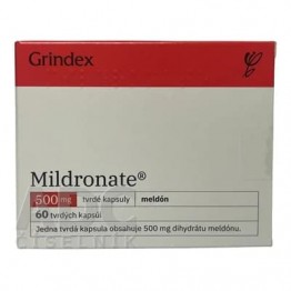 Милдронат (Mildronate) 500 мг, 60 капсул