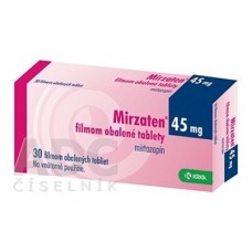 Мирзатен (Mirzaten) 45 мг, 30 таблеток