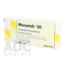 Монотаб (Monotab) 20 мг, 20 таблеток