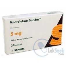 Монтелукаст (Montelukast) Sandoz 5 мг, 28 таблеток