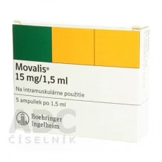 Мовалис (Movalis) 15 мг/1.5 мл, 5 ампул