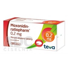 Моксонидин (Moxonidin) 0.2 мг, 100 таблеток