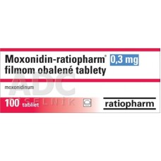 Моксонидин (Moxonidin) 0.3 мг, 100 таблеток