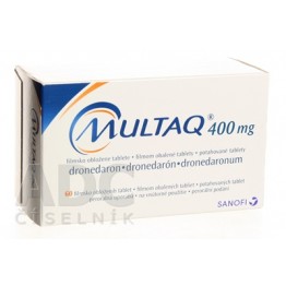 Мультак (Multaq) 400 мг, 60 таблеток