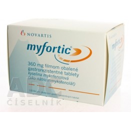 Мифортик (Myfortic) 360 мг, 120 таблеток