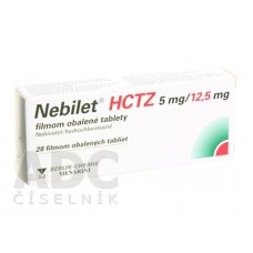 Небилет Плюс (Nebilet HCTZ) 5 мг/12.5 мг, 28 таблеток