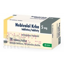 Небиволол (Nebivolol) Krka 5 мг, 28 таблеток