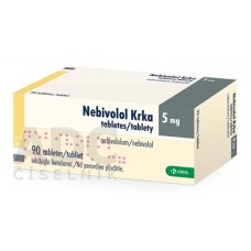 Небиволол (Nebivolol) Krka 5 мг, 90 таблеток