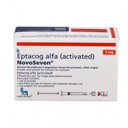 НовоСэвен (NovoSeven) 1 мг (50 КЕД), 1 флакон