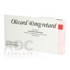 Оликард ретард (Olicard retard) 40 мг, 50 капсул