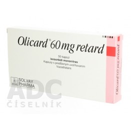 Оликард ретард (Olicard retard) 60 мг, 50 капсул