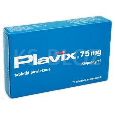 Плавикс (Plavix) 75 мг, 28 таблеток