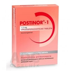 Постинор (Postinor) 1.5 мг, 1 таблетка