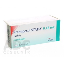 Прамипексол (Pramipexol) Стада 0.18 мг, 100 таблеток