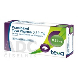 Прамипексол (Pramipexol) Teva 0.52 мг, 30 таблеток
